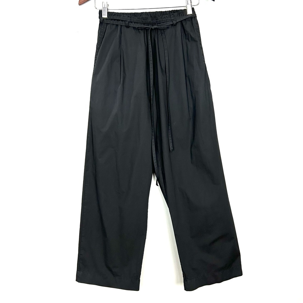 Deiji Studios Belted 100% Cotton Pant Women's Size XS Straight Leg
Elastic Waist
